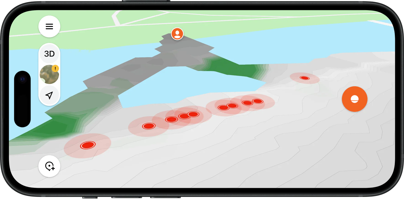 Deeper CHIRP+ 4 mapa roślinności 2D